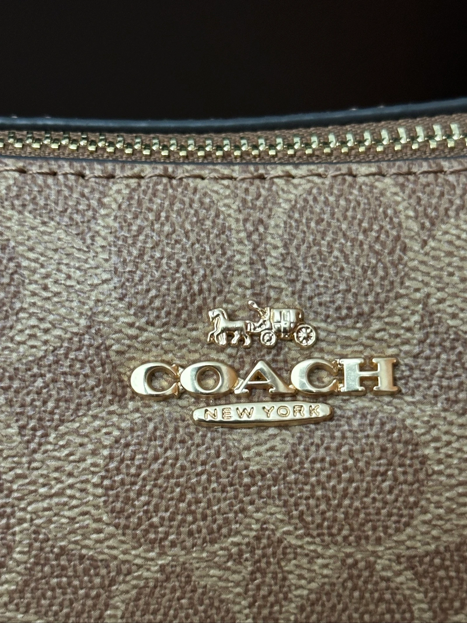 Brown coach bag – photo 6
